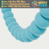Print-in-Place Bead Necklace with 3 Bead Size Options MineeForm FDM 3D Print STL File image