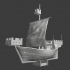 Medieval Hansa League Kogge - Medieval warship model image
