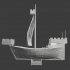 Medieval Hansa League Kogge - Medieval warship model image