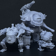 Picture of print of "Leviathan" Super Heavy Rig | Dieselpunk Mech