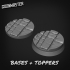 Cobbleston Road Bases /Toppers 75mm x 42mm Oval x 5 image