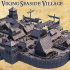 Viking Seaside Village - Tabletop Terrain - 28 MM image