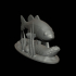 Bass underwater statue for 3d print image