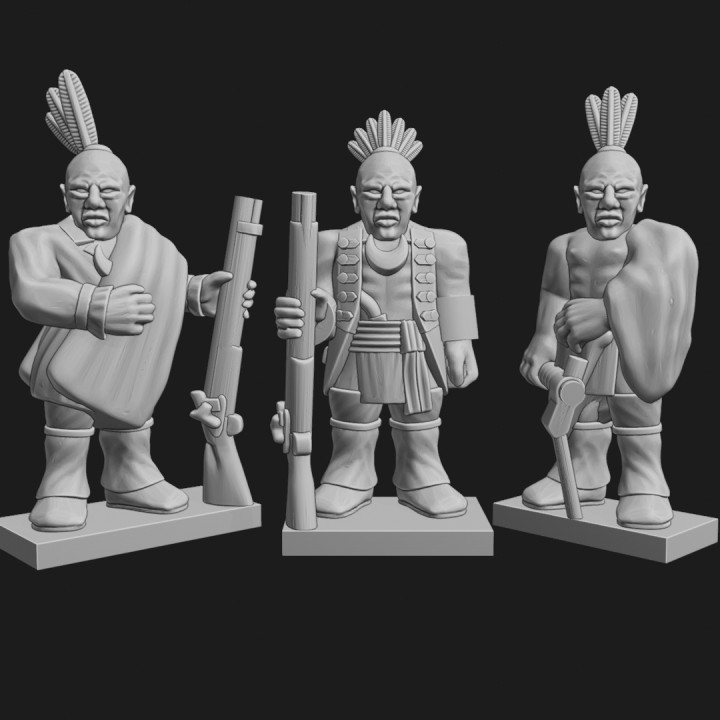 Woodland Indian Command Figures AWI-IN-2's Cover
