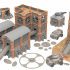 x30 Modular buildings for taletop wargames - Military Base Biome image