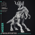 Moder - Wendigo -  Cryptids of the Darkwoods - PRESUPPORTED - Illustrated and Stats - 32mm scale image