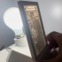 Lithophane stand with Light Bulb Mount image