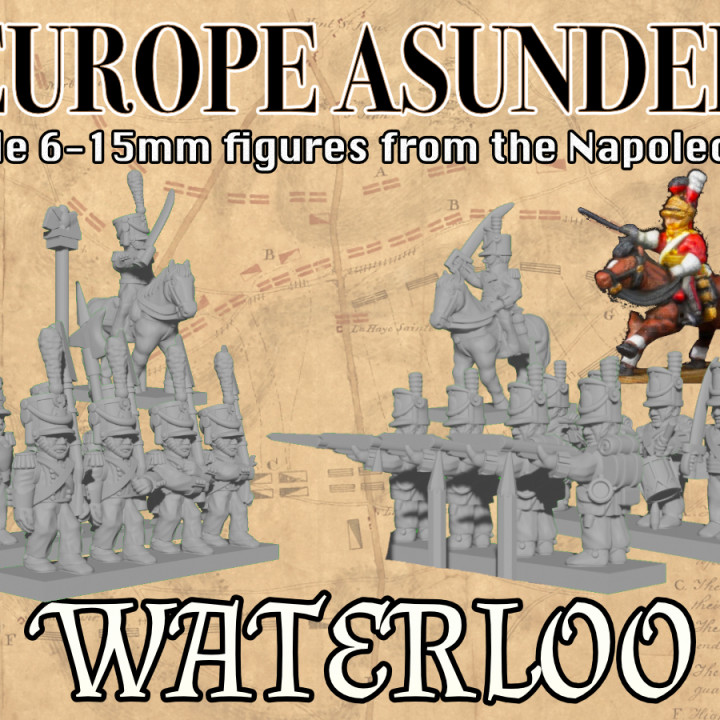 Europe Asunder: Waterloo STLs (Late Pledge)'s Cover
