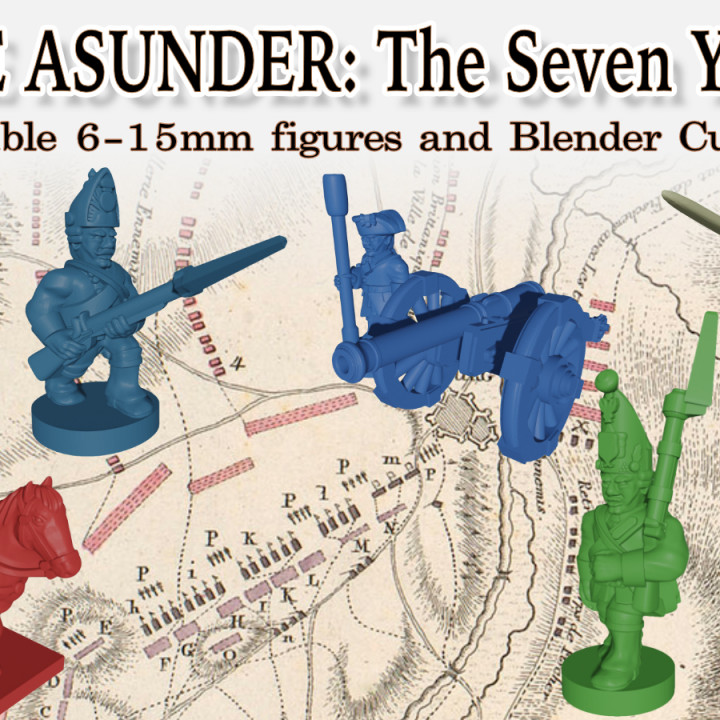Europe Asunder: The Seven Years War STLs (Late Pledge)'s Cover