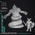 Salty Sailor Taffy - Giant Boss -  PRESUPPORTED - Illustrated and Stats - 32mm scale image