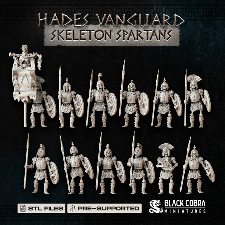Skeletons Spartan - Hades Vanguard-'s Cover