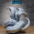 Naga Hydra / Five-Headed Snake / Reptile Army / Legendary Beast / Serpentine Creature / Evil Lizard / Magical Sewers Encounter image