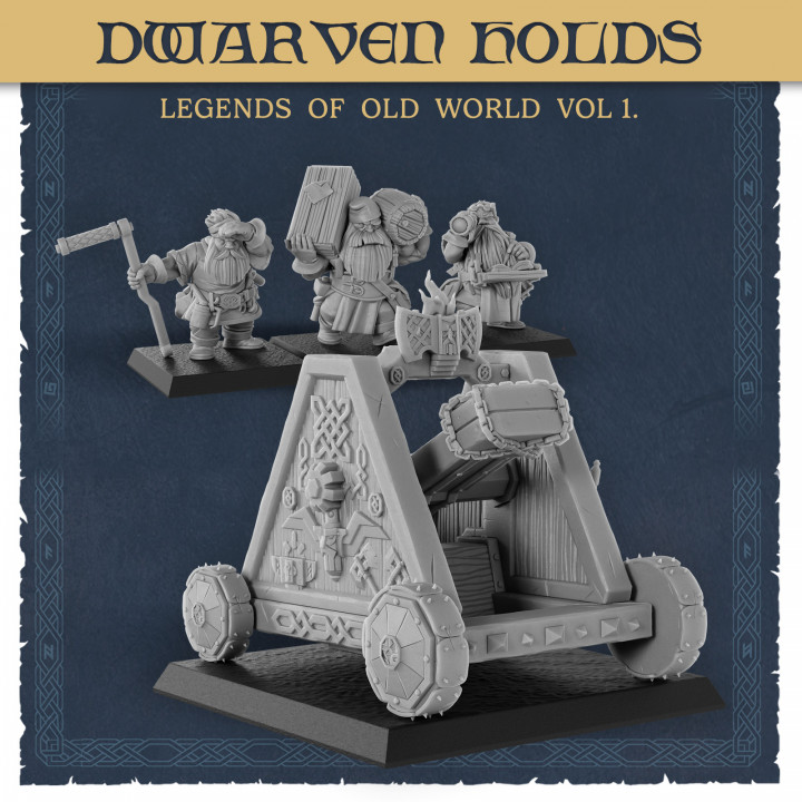 Dwarf Warmachine Catapult - Dwarven Holds's Cover