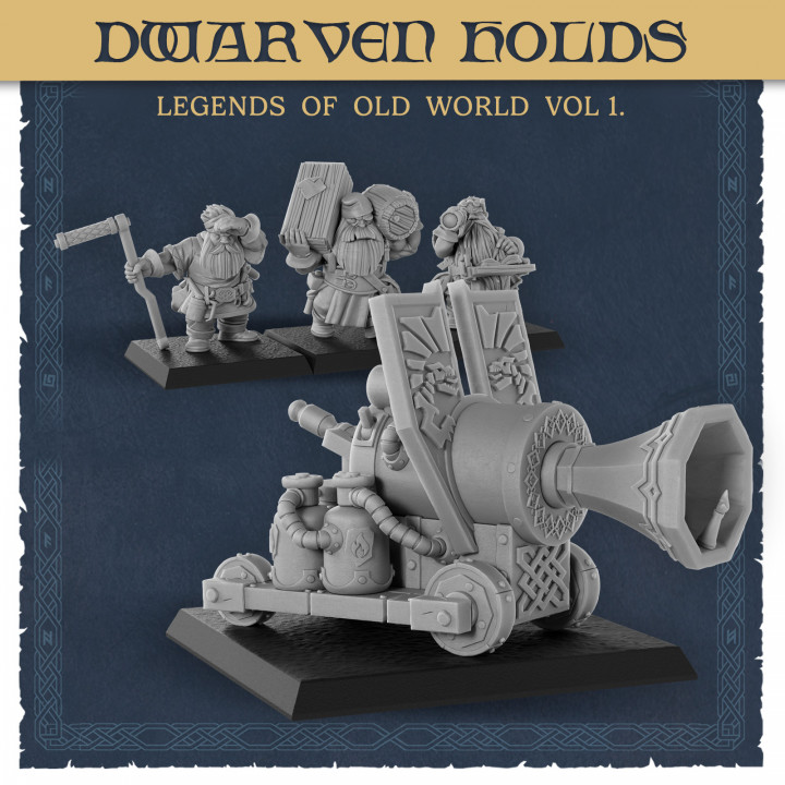 Dwarf Warmachine Flame Cannon - Dwarven Holds's Cover