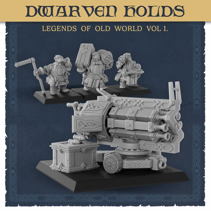 Dwarf Warmachine Gatling - Dwarven Holds's Cover
