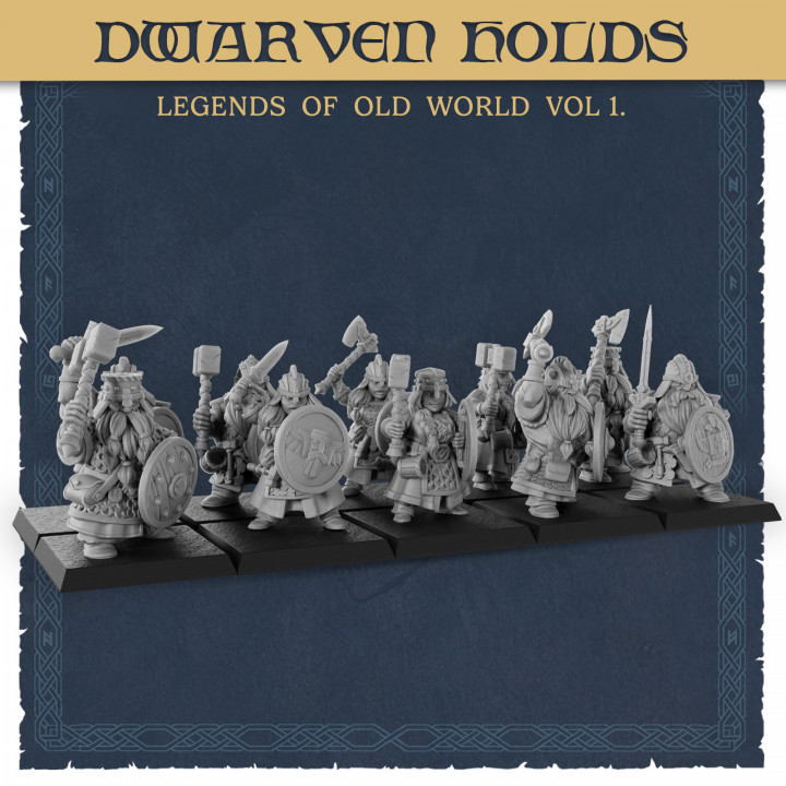 Dwarf Clan Warriors - Dwarven Holds's Cover