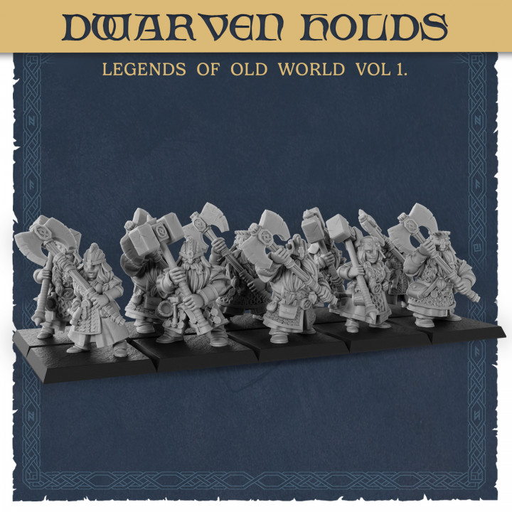 Dwarf Clan Warriors with Great Weapons - Dwarven Holds's Cover