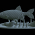 fish common rudd statue detailed texture for 3d printing image