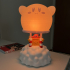 KIRBY 3D HOT AIR BALLOON CLOUD TABLE LAMP image