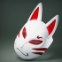 Kitsune Mask - Real-size and tabletop prop image