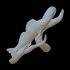 zander / pikeperch underwater statue on the wall detailed texture for 3d printing image
