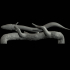 fish Eel underwater statue on the wall detailed texture for 3d printing image