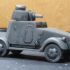 Ford MkVI 6 Armoured car 1/72 20mm wargame model Elhiem image