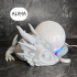 Lying baby dragon - compatible with Amazon Dot image