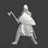 Medieval Guard with axe - advancing image