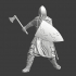Medieval Guard with axe - advancing image