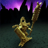 Large elite crocodile warriors - Celestial hosts wargame proxy miniature image