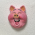 Pig Refrigerator Magnet or Wall Plaque image