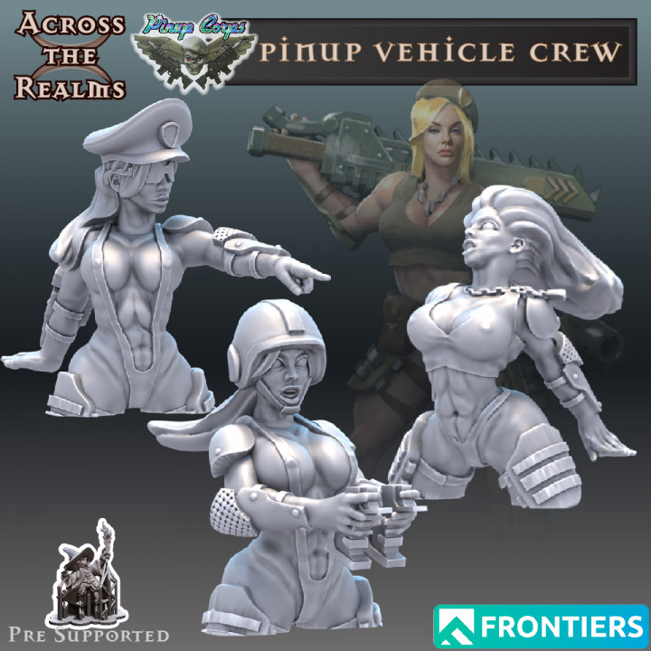 Pinup Vehicle Crew's Cover